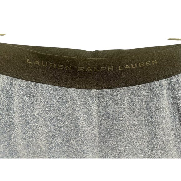 Lauren Ralph Lauren Fleece Sweater and Pants Set Womens Small Blue Preppy Cozy - Picture 7 of 16
